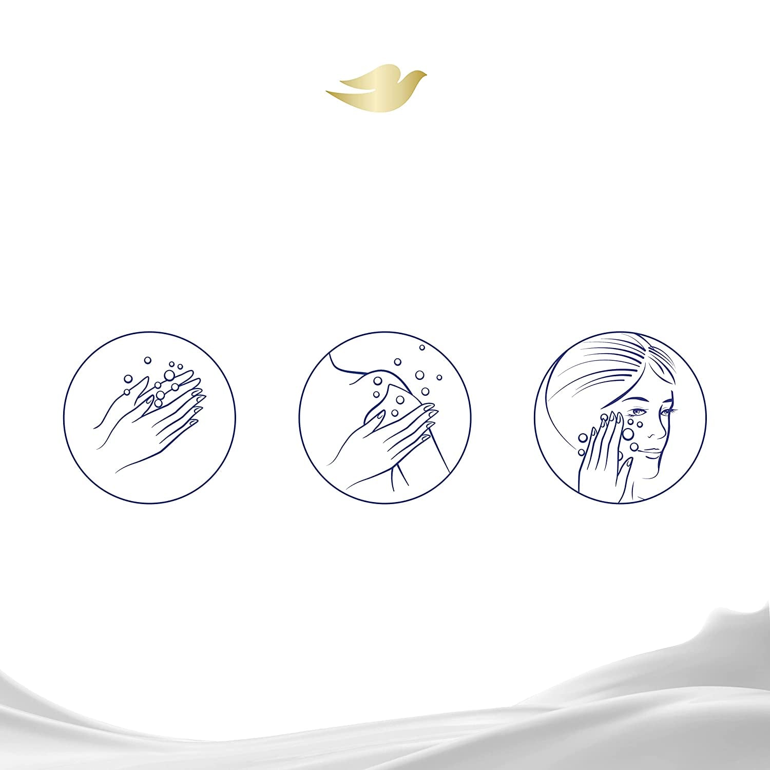 Dove Beauty Bar More Moisturizing than Bar Soap Gentle Exfoliating with Mild Cleanser for Softer and Smoother Skin 3.75 Oz Pack of 14